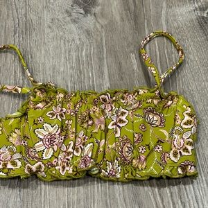 Wild Fable Bikini top Green Floral XXS C30